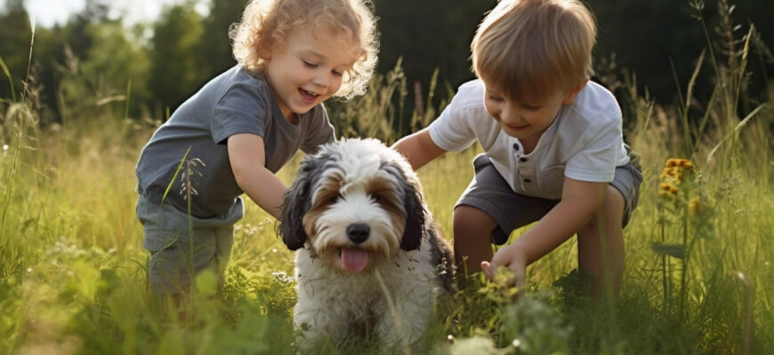 Dog makes his family play hide and seek