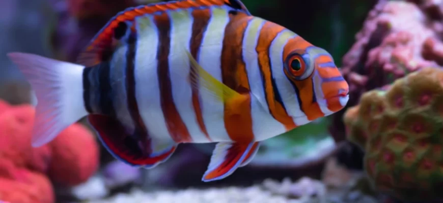 The Harlequin Tuskfish