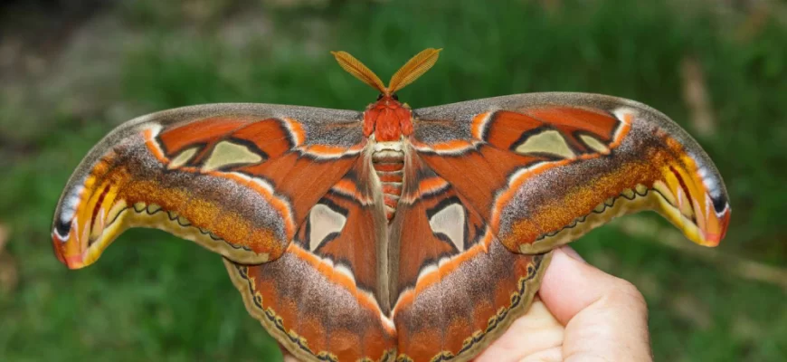 The Atlas moth